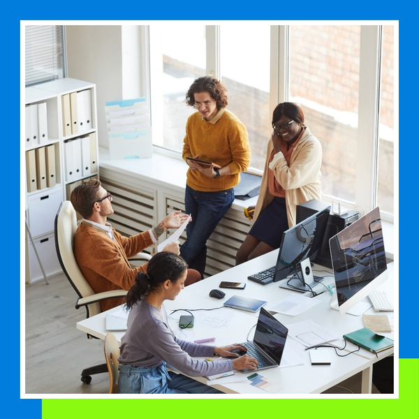 image of a productive staff