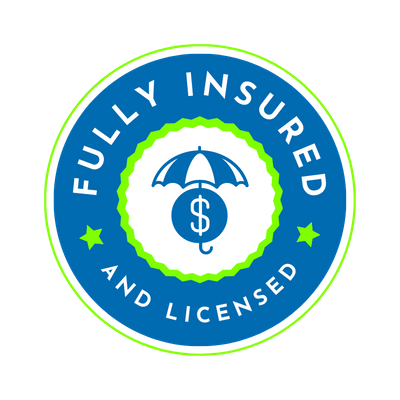 Fully insured and licensed trustbadge