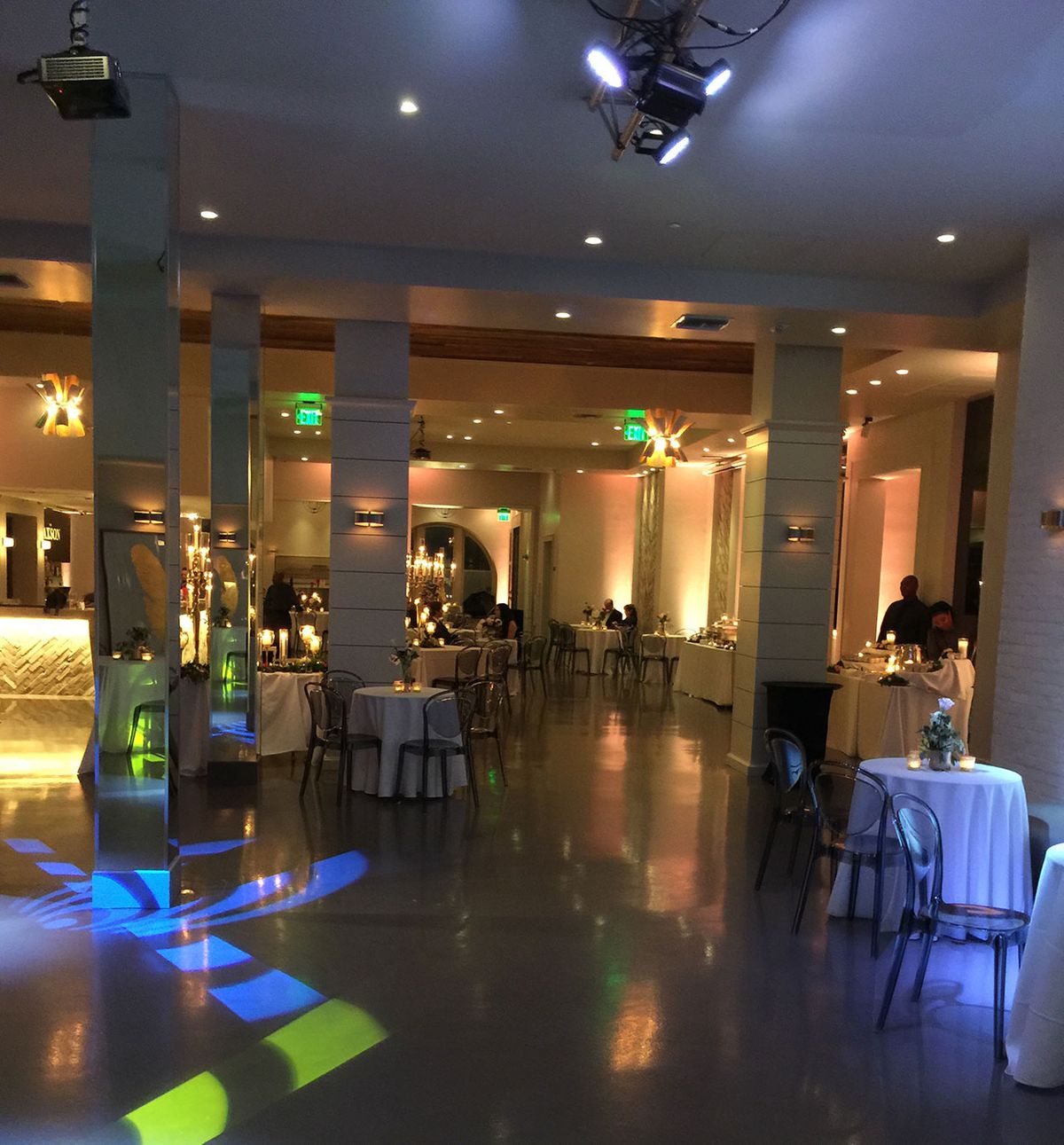 Social event interior at the Jaxson