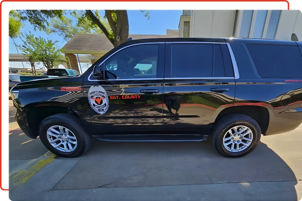 SGT County Security Svcs & Private Investigations vehicle