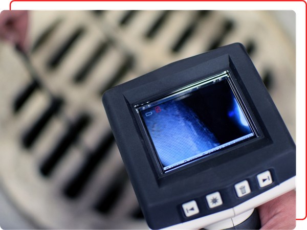 view of sewer inspection camera