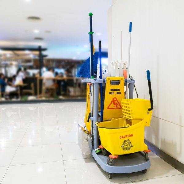 cleaning commercial space