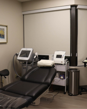 Woodbury office treatment room Permanent Choice Laser Hair Removal and Electrolysis Centers (288 x 360 px).png