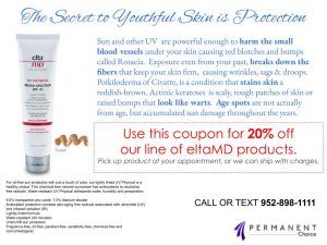 20% off EltaMD products coupon