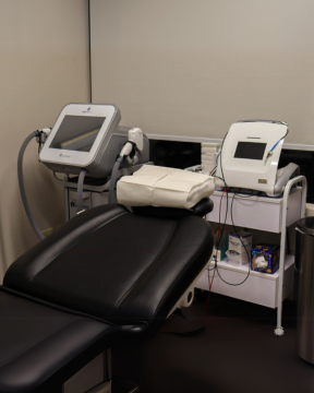 Woodbury office treatment room Permanent Choice Laser Hair Removal and Electrolysis Centers (288 x 360 px).png