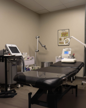 Woodbury office treatment room Permanent Choice Laser Hair Removal and Electrolysis Centers (288 x 360 px).png