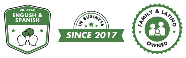 we speak english and spanish, in business since 2017, family and latino owned we speak english and spanish, in business since 2017, family and latino owned