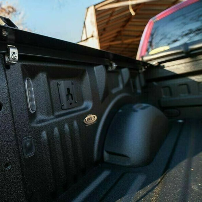 truck bed with Line-X Spray-In Bed Liner