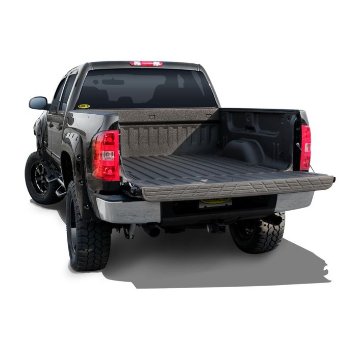 truck bed with spray-in bed liner
