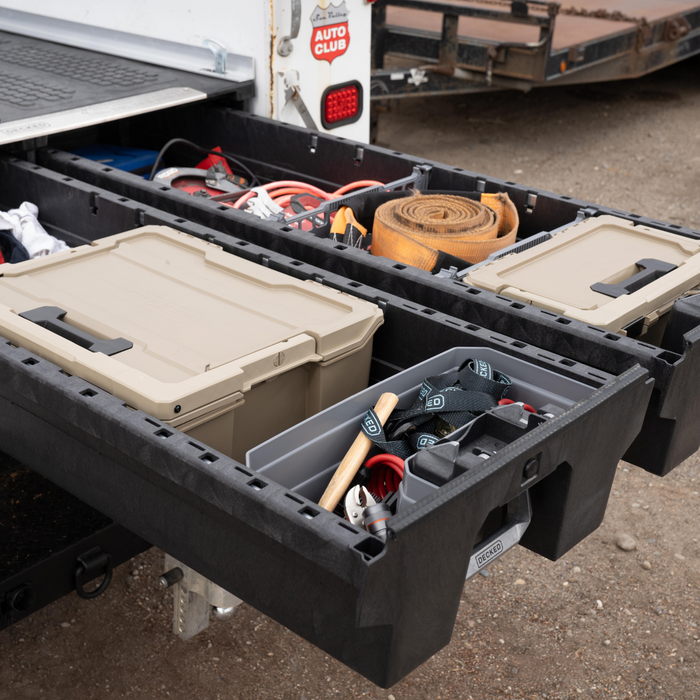 Decked Drawers in a truck bed.