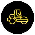 icon of road roller