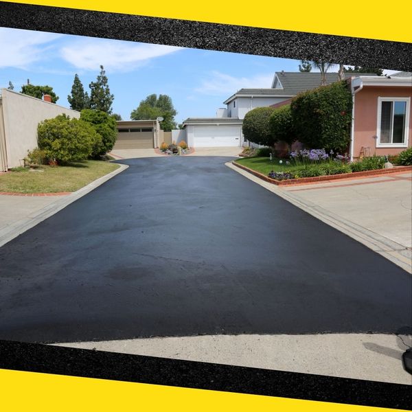 completed driveway completed driveway