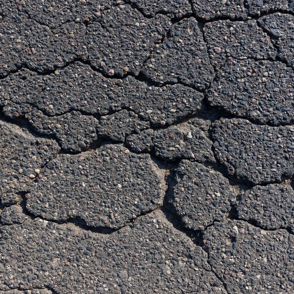 cracks in asphalt