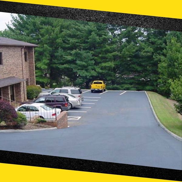 parking lot sealcoated