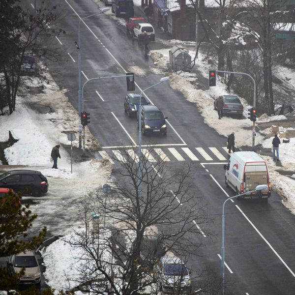 a snowy paved street