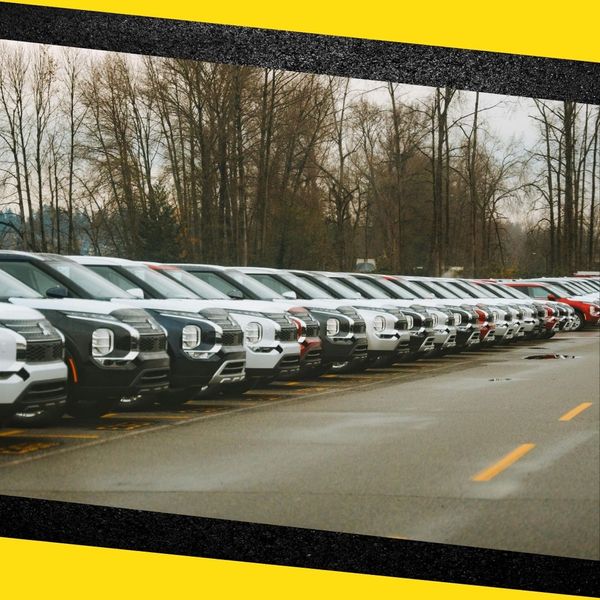 cars in a parking lot