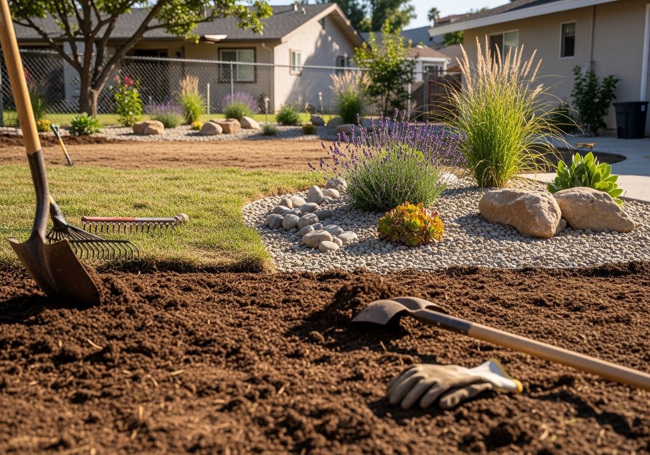 Backyard Landscaping Project