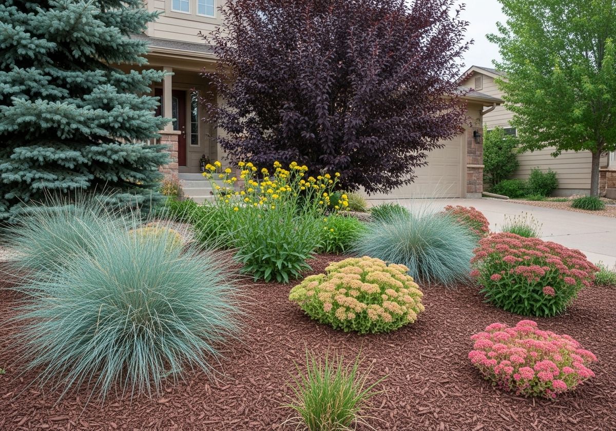 Colorful Xeriscape Garden