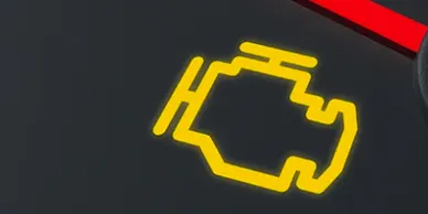 image of a check engine light