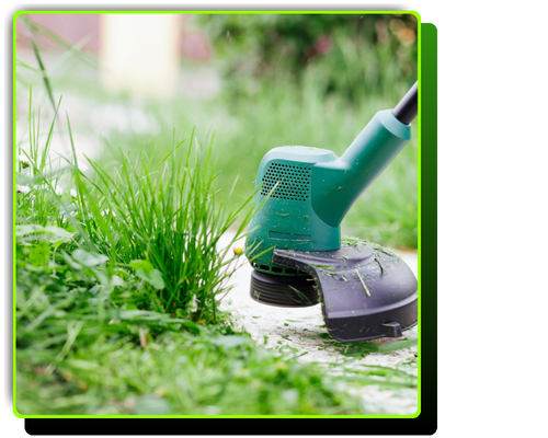 edging a lawn