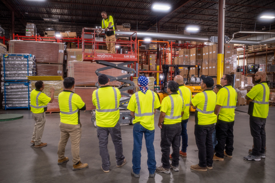 Atlantis Comfort Systems HVAC technicians and employees participating in company safety training and professional development at the Rhode Island headquarters, demonstrating our commitment to safety, teamwork, and quality workmanship. HVAC Safety Training Team