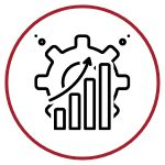 Commercial HVAC efficiency improvement icon.