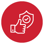 Reliable commercial HVAC service icon.