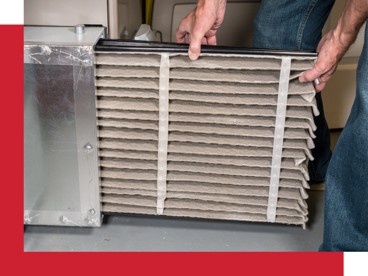 dirty hvac filter 