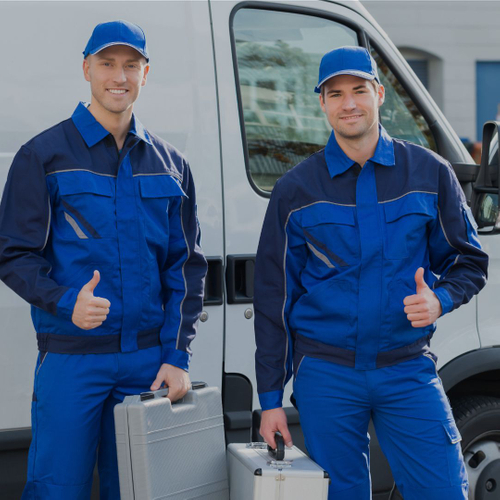 Experienced commercial HVAC technicians.