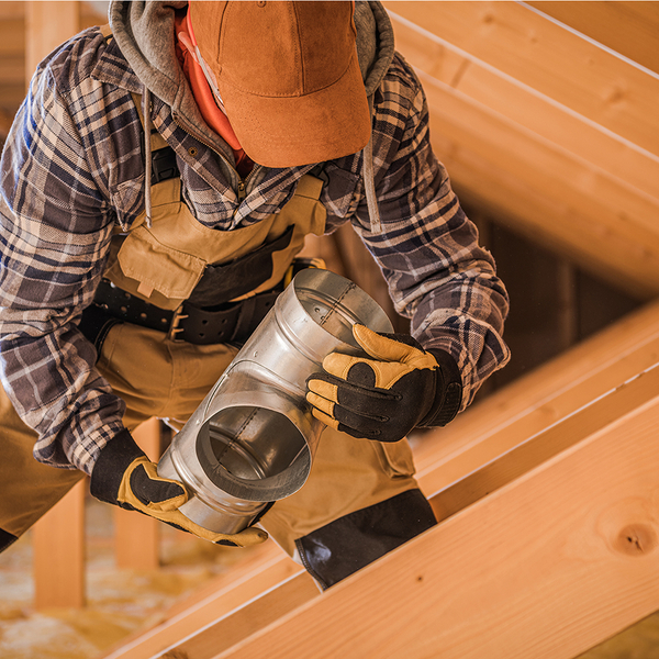 installing a new air duct section