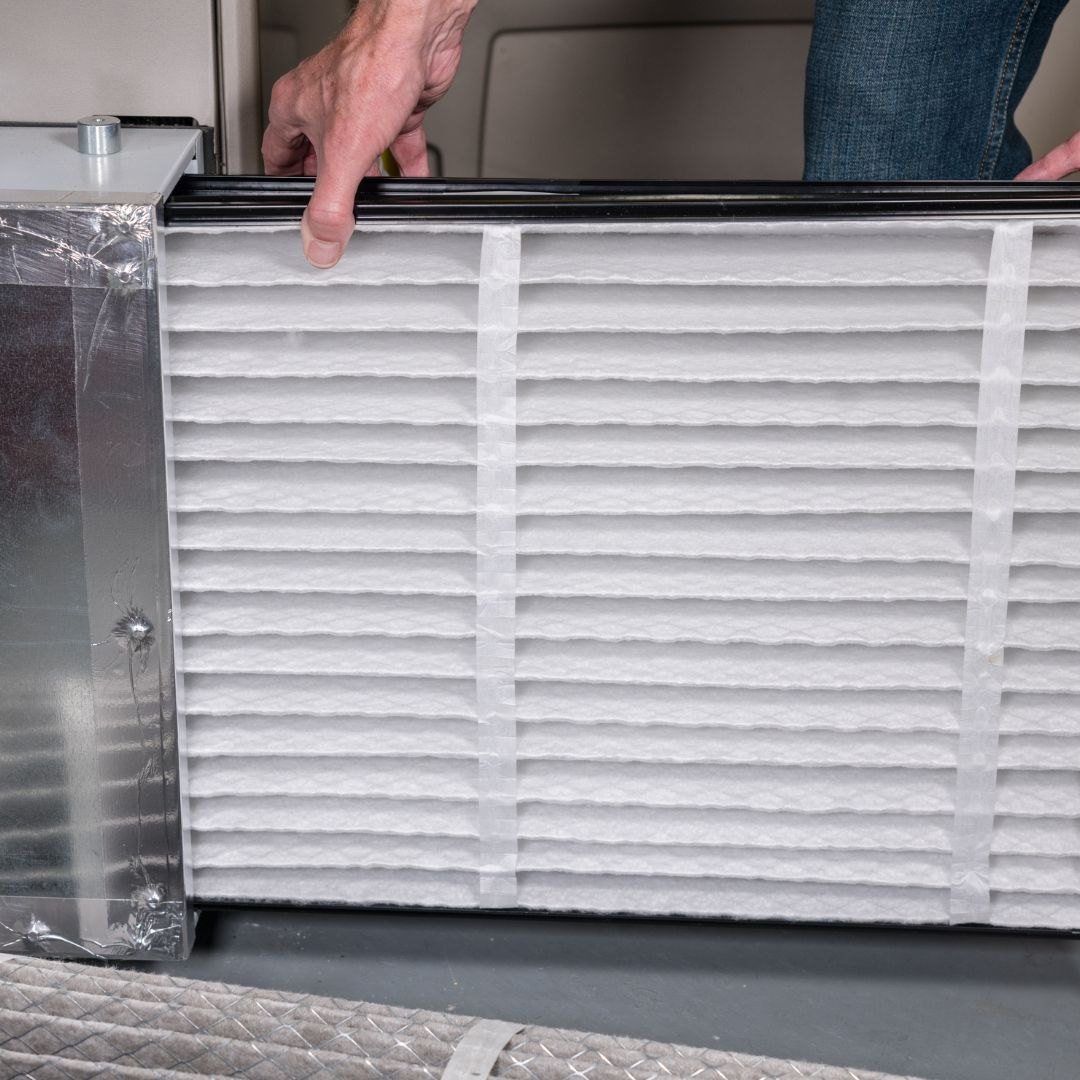 new air filter in furnace system