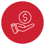 Affordable commercial HVAC solutions icon.