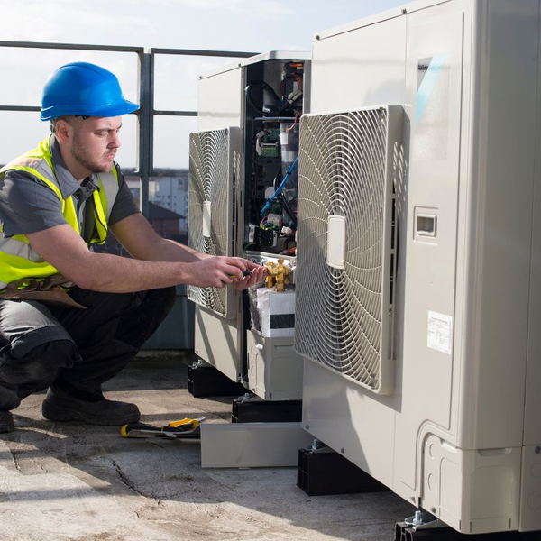 AC repair on roof