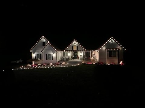 House with Christmas Lights House with Christmas Lights