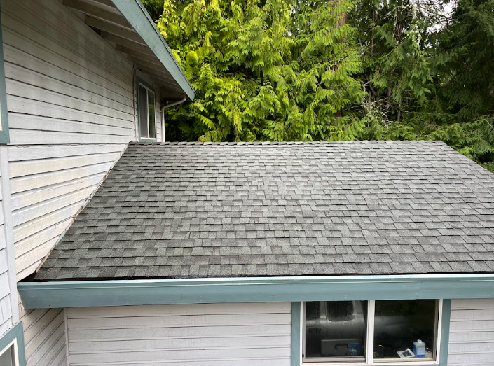 clean gutters on a home