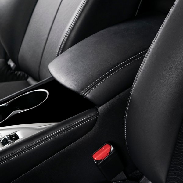 freshly clean car leather seats