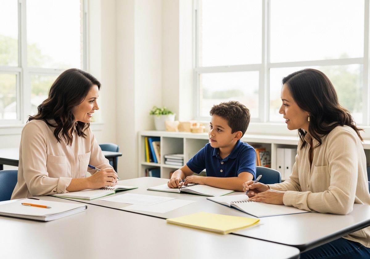 Student Meeting with Two Teachers