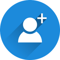 person plus sign icon