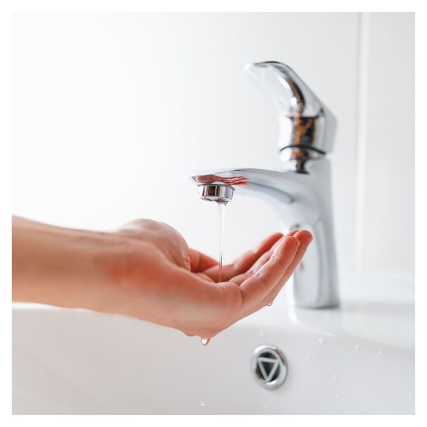 water coming out of sink