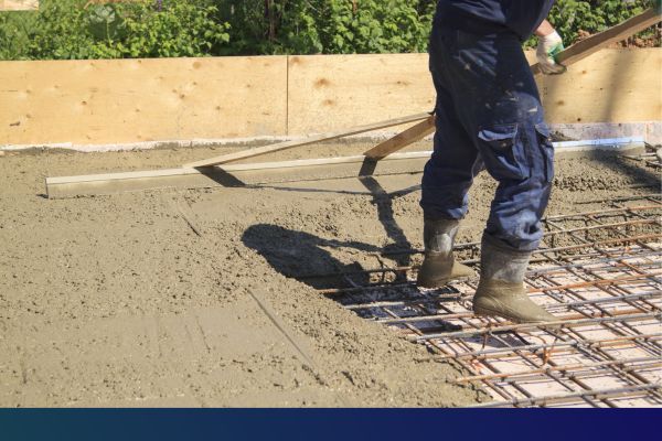 concrete service in progress