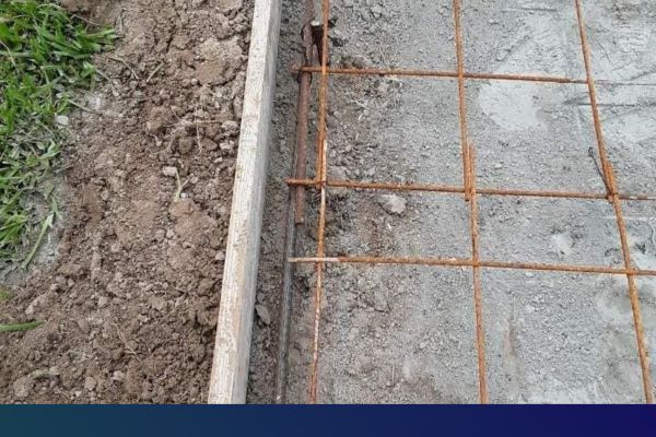 concrete pouring prep