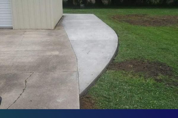 concrete driveway extension