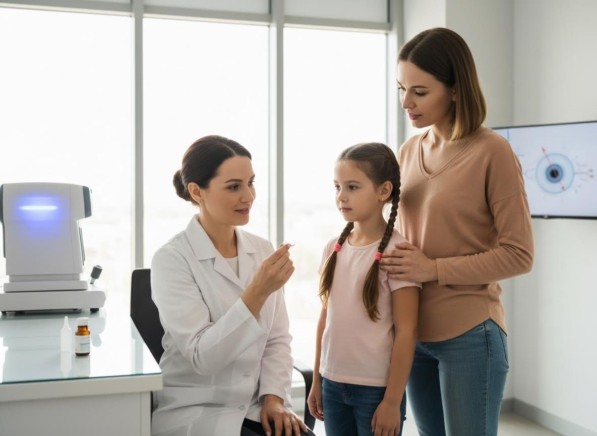 Pediatric Optometrist Consultation