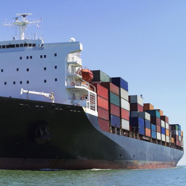 cargo ship on the water with cargo cargo ship on the water with cargo