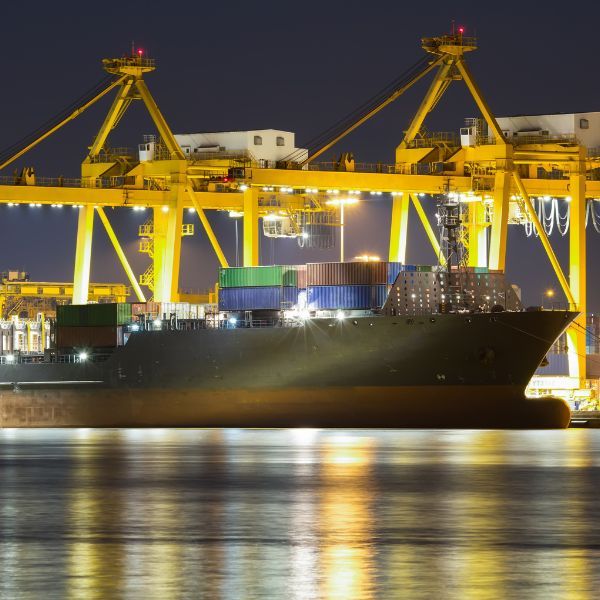 cargo ship on the water with cargo cargo ship on the water with cargo