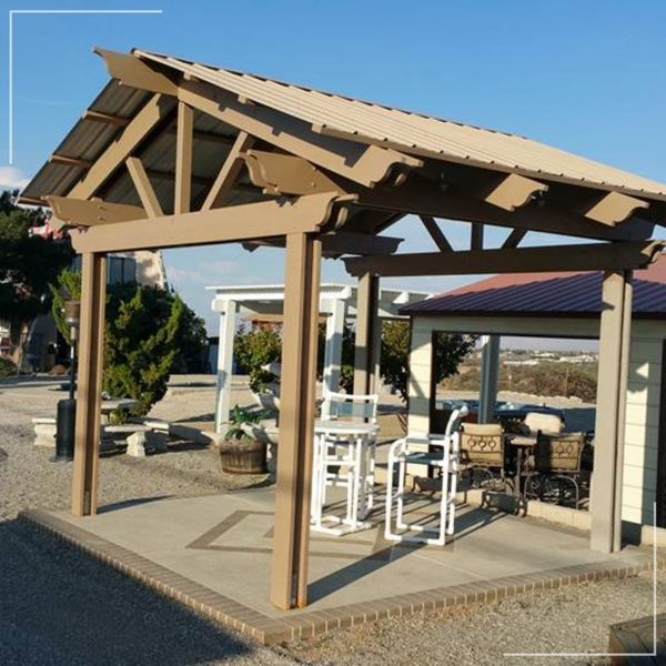 patio cover made with aluminum