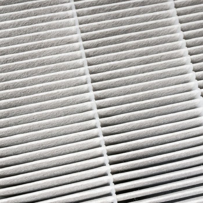 Closeup of an HVAC filter