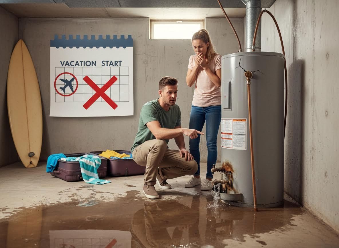 Couple's Vacation Ruined by Leaking Water Heater