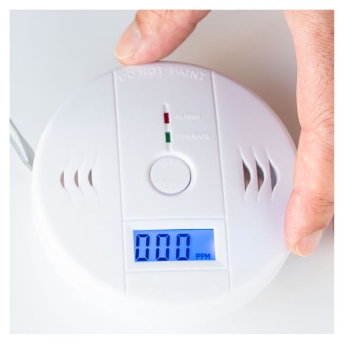 carbon monoxide detector in a home