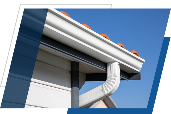 gutters installed on a house